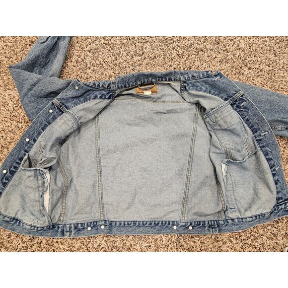 GAP Vintage Paper Tag Denim Jean Jacket Size XL - Picture 4 of 8